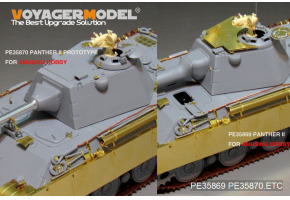 WWII German Panther II Prototype Design Plan  basic(AMUSING HOBBY 35A012)