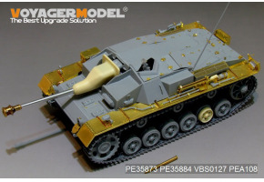 WWII German StuG.III Ausf.C/D （L/48 75mm main gun）Basic(For DRAGON 6851)