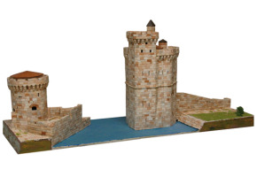 Ceramic constructor - towers of La Rochelle, France (TOURS DE LA ROCHELLE)