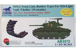 Набір траків 1/35 для M24 Chaffee T85E1 (гума) Bronco AB3572