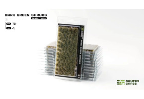 Набір пучків трави темно-зелені кущі Dark Green Shrubs 6мм Gamers Grass GGFS-DAG