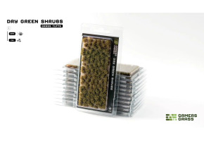 Набір пучків трави сухі зелені кущі  Dry Green Shrubs 6мм Gamers Grass GGFS-DRG