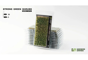 Набір пучків трави яскраво-зелені кущі Strong Green Shrubs 6мм Gamers Grass GGFS-SG