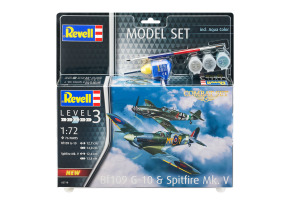 Combat Set Bf109G-10 & Spitfire Mk.V