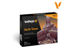 Набір акрилових фарб Земляні тони (Earth Tones) Vallejo VAL 70141