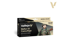 Набір акрилових фарб Камуфляж Ваффен-СС (Waffen-SS Camouflage) Valejo VAL 70180