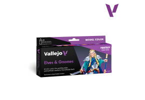Набір акрилових фарб Ельфи та гноми (Elves & Gnomes) Vallejo VAL 70242