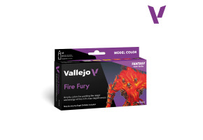Набір акрилових фарб Вогненна лють (Fire Fury) Vallejo VAL 70243