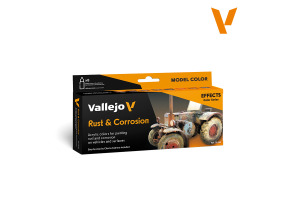 Набір акрилових фарб Іржа та корозія (Rust & Corrosion) Vallejo VAL 70262