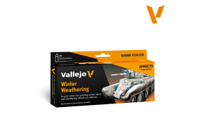 Набір акрилових фарб Зимовий везеринг (Winter Weathering) Vallejo VAL 70263