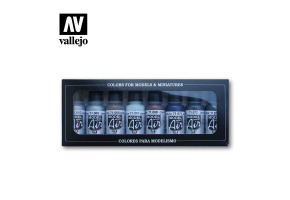 Набір акрилових фарб Металік (Metallic Colors) Vallejo VAL 71176