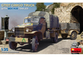 Збірна модель 1/35 Вантажний автомобіль G7107 з причепом Ben Hur Miniart 35372