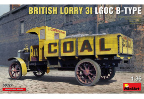 Збірна модель 1/35 Британська вантажівка ZT LGOC B-Type Miniart 38027