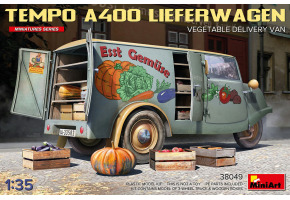 Збірна модель 1/35 Фургон Tempo A400 для доставки овочів Miniart 38049