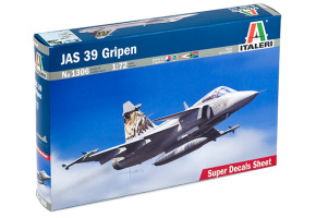 Збірна модель 1/72 літак JAS-39 Gripen Italeri 1306