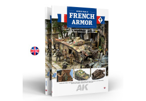 Журнал Французька бронетехніка посібник з фарбування та везерингу часів WWII від Тамія AK-interactive AK130027
