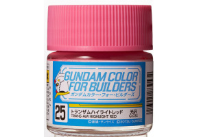 Акрилова фарба на нітро основі Gundam Color (10ml) For Builders / Червоний Акцент Mr.Color UG25
