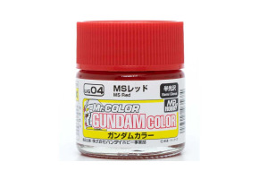 Nitro based acrylic paint Gundam Color (10ml) MS Red Mr.Color UG4