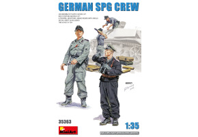 Scale model 1/35 Figures German crew of self-propelled gun MiniArt 35363