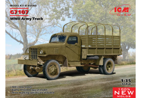 Сборная модель 1/35 Chevrolet G7107 Армейский грузовик Второй мировой войны ICM 35593