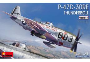 Збірна модель 1/48 Літак P-47D-30RE Thunderbolt BASIC KIT MiniArt 48023