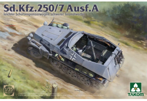 Збірна модель 1/35 Бронетранспортер Sd.Kfz.250/7 Ausf.A з мінометом Takom 2212