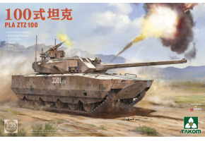 Збірна модель 1/35 Китайський танк ZTZ-100 Takom 2222