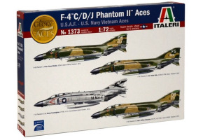 Сборная модель 1/72  Самолет F-4 C/D/J Phantom II Aces Италери 1373