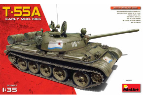 Сборная модель 1/35 Танк Т-55А раннего образца 1965 года МиниАрт 37057