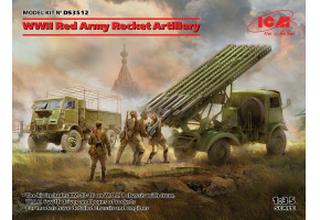 Сборная модель 1/35 ракетная артиллерия Красной Армии ICMDS3512