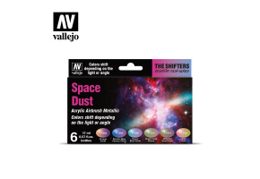 Набір акрилових фарб Space Dust 6шт Vallejo VAL 77091
