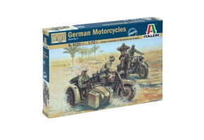 Збірна модель 1/72 Німецькі мотоцикли Italeri 6121