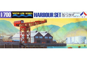 Scale model 1/700 Infrastructure set for a military port Tamiya 31510