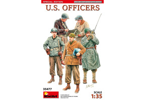 Сборная модель 1/35 Фигуры Офицеры США времен Второй мировой войны (Специальное издание) МиниАрт
