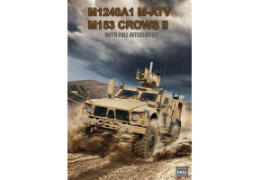Сборная модель 1/35 Американский бронеавтомобиль M1240A1 M-ATV M153 CROWS II с полным интерьером РФМ