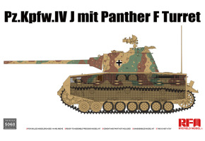 Сборная модель 1/35 Танк Pz.Kpfw.IV J с башней Panther F РФМ 5068