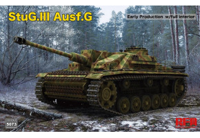 Сборная модель 1/35 САУ Штуг.III Ausf.G Ранний выпуск с полным интерьером РФМ 5073