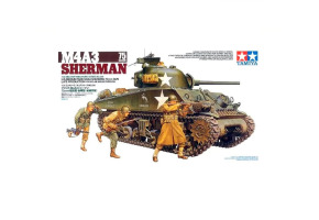 Збірна модель 1/35 Танк M4A3 Sherman з гарматою 75-мм Tamiya 35250