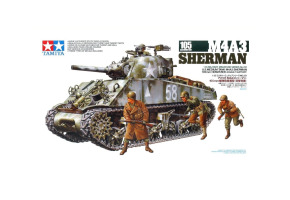 Збірна модель 1/35 Танк M4A3 SHERMAN 105-мм гармата Tamiya 35251