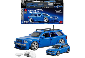 Коллекционная машинка-конструктор Mattel Brick Shop Hot Wheels Speed Audi (JGR28)