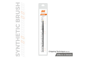 Пензель - Техніка нанесення сколів (круглий пензель) AK-interactive AKB028