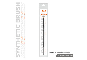 Пензель - Техніка нанесення сколів (кутова кисть) AK-interactive AKB029