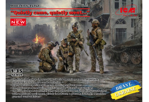 Scale model of 1/35 figures of "SSO" fighters of the Special Operations Forces of Ukraine ICM35752
