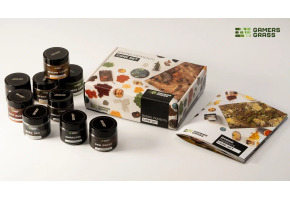 Набір базових сухих пігментів  Basing Pigments Core Set Gamers Grass GGSB-BPCS