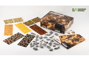 Набір для декорування підставок золота осінь Golden Autumn Glade Basing Box Gamers Grass GGSB-GAGBB