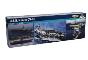 Збірна модель 1/720 Авіаносець США "Nimitz" CVN-68 CVN-68 Italeri 0503