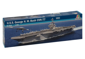 Збірна модель 1/720 Авіаносець ВМС США ДЖОРДЖ Г. У. БУШ CVN-77 Italeri 5534