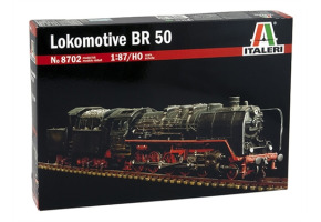 Збірна модель 1/87 Німецький Lokomotive BR50 Italeri 8702