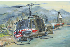 Збірна модель 1/18 гелікоптера UH-1B Huey HobbyBoss 81806