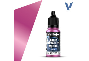 Акрилова фарба Багряно-малиновий Базовий (Crimson Magenta Base) Vallejo True Metallic Metal VAL 77127